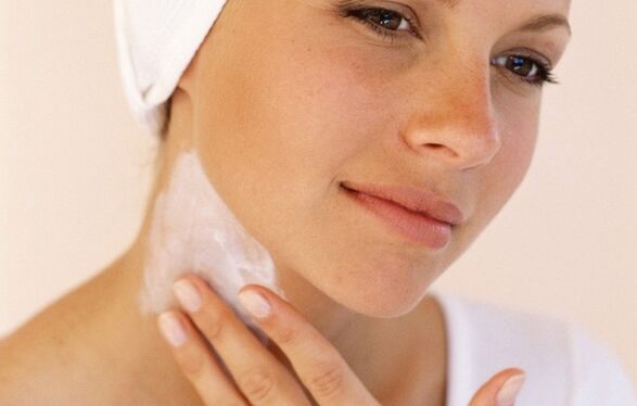 Apply a rejuvenating cream to the neck and chest area
